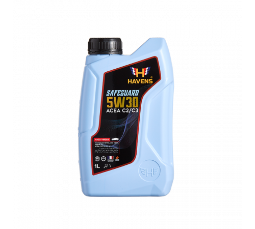 Моторное масло для легковых машин HAVENS Safeguard SAE 5W30 ACEA C2/C3, API SP, SN PLUS, SN/CF  1 л